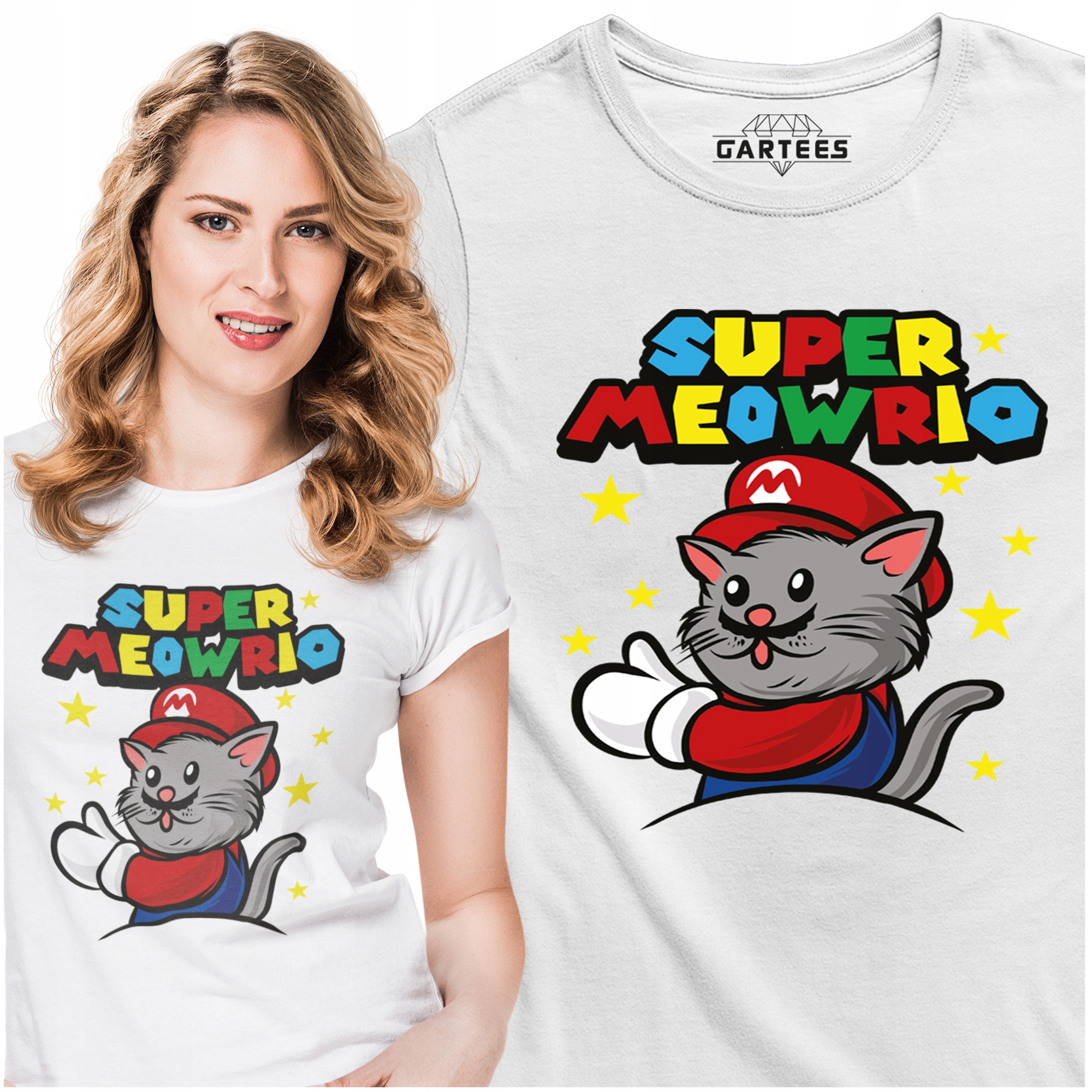 

Koszulka Super Mario Meowrio Prezent Dla Siostry