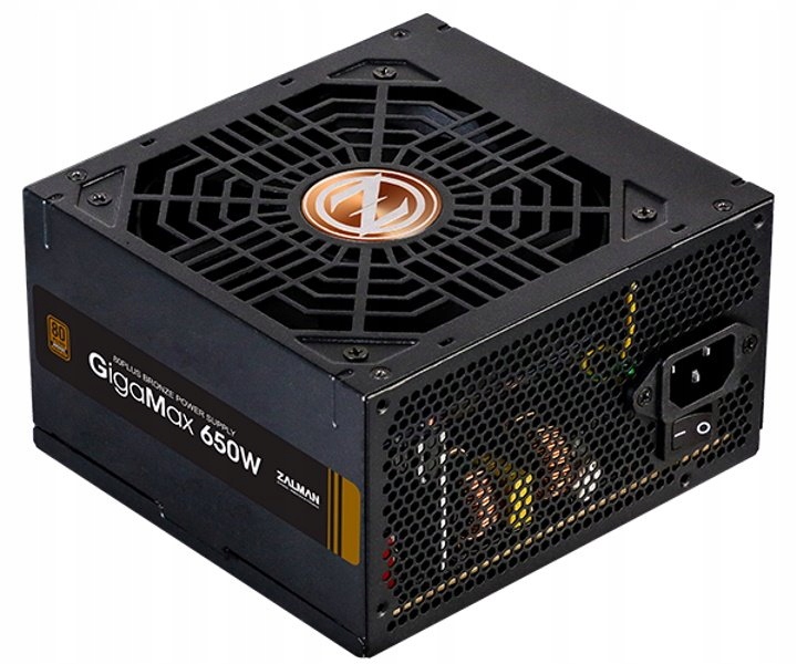 Zalman zdroj ZM650-GVII GigaMax 650W/ Atx akt. Pfc 120mm ventilátor 8