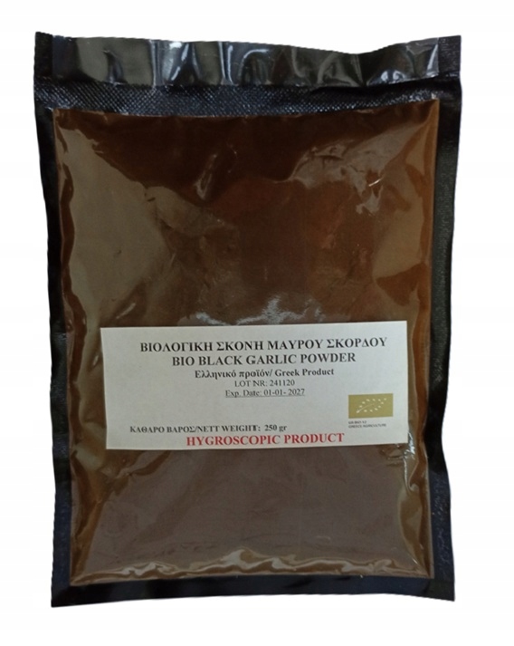 Levně Černý Česnek Prášek 100% přírodní Bio