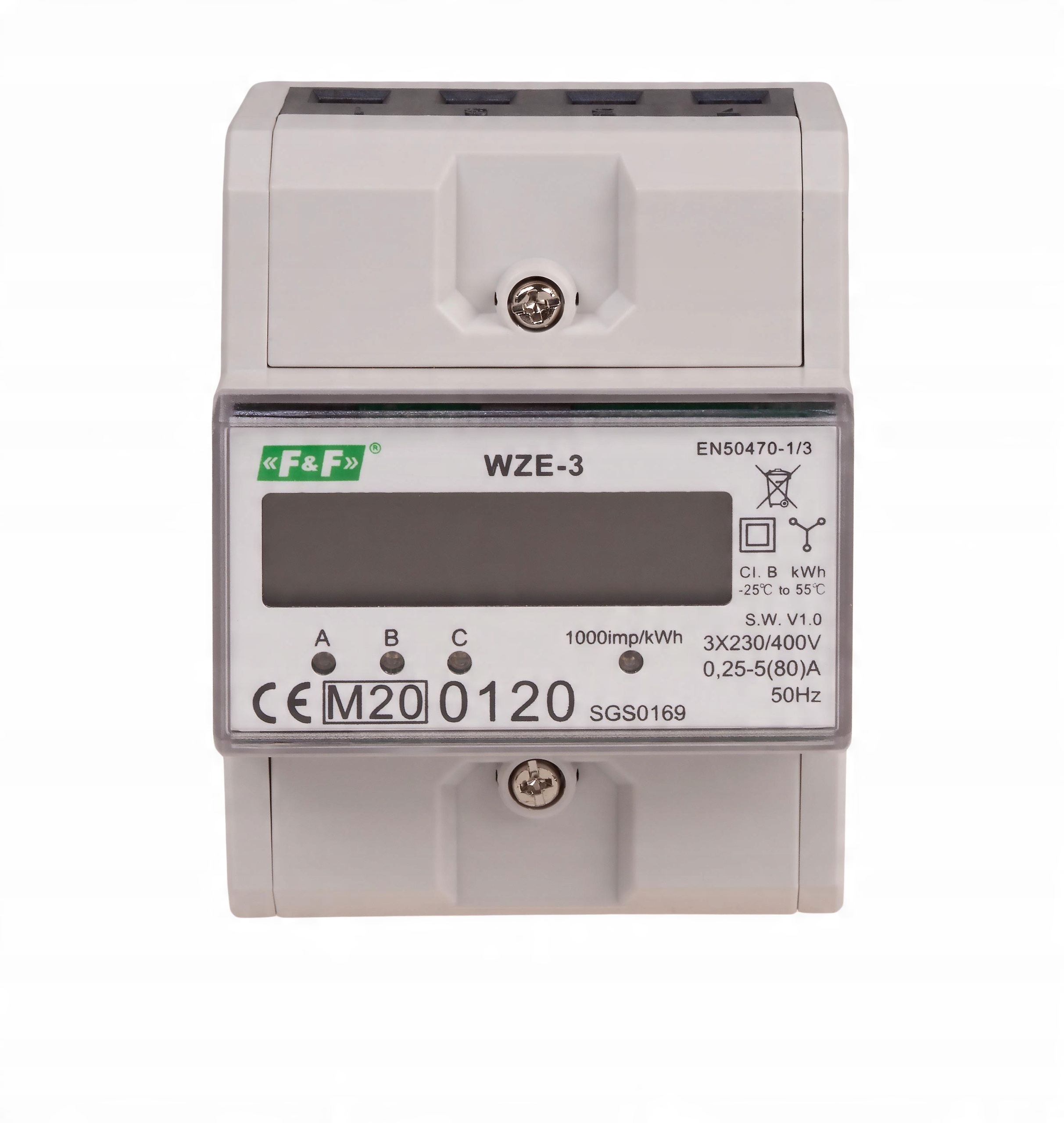 

Licznik energii elektrycznej trójfazowy WZE-3 FiF