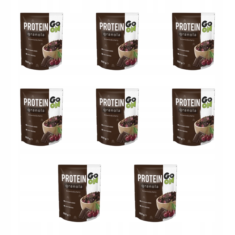 Go On Granola Proteinová Brownie Višeň 300g X8