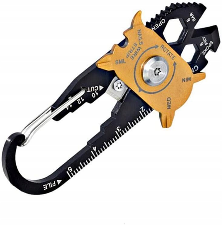 BRELOK DO KLUCZY MULTITOOL KARABIŃCZYK WIELOFUNKCYJNY 20W1 ZAWIESZKA EDC EAN (GTIN) 5905090872528