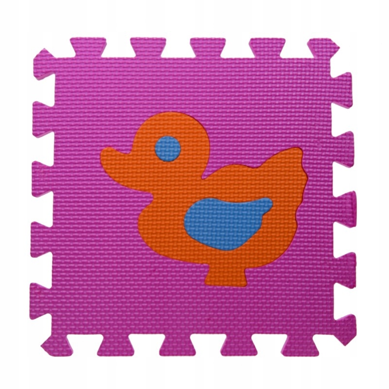 PUZZLE PIANKOWE EVA 30x30cm 10 SZTUK ZWIERZĘTA MAT Liczba elementów 10