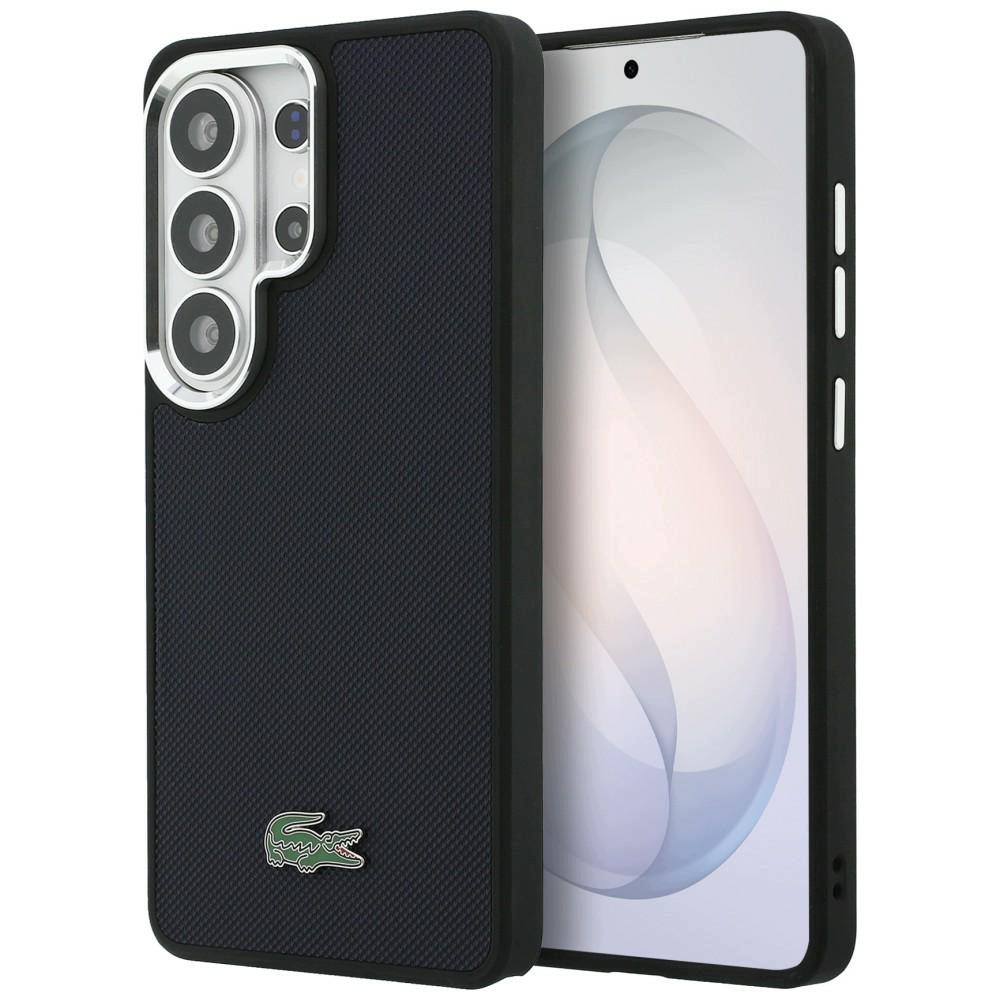 Lacoste Full Wrap Petit Pique MagSafe do Galaxy S26 Ultra Granatowy