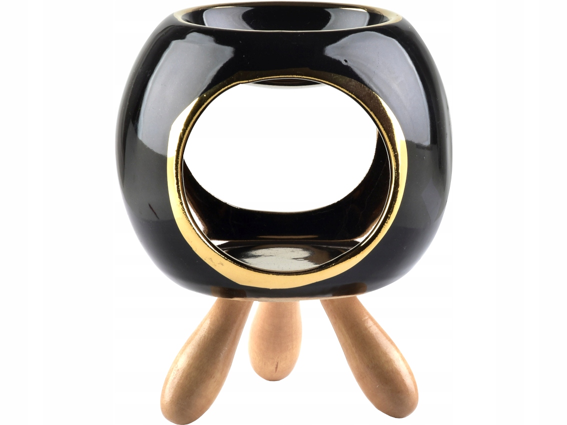 Ceramiczny KOMINEK ZAPACHOWY na nóżkach NA PREZENT