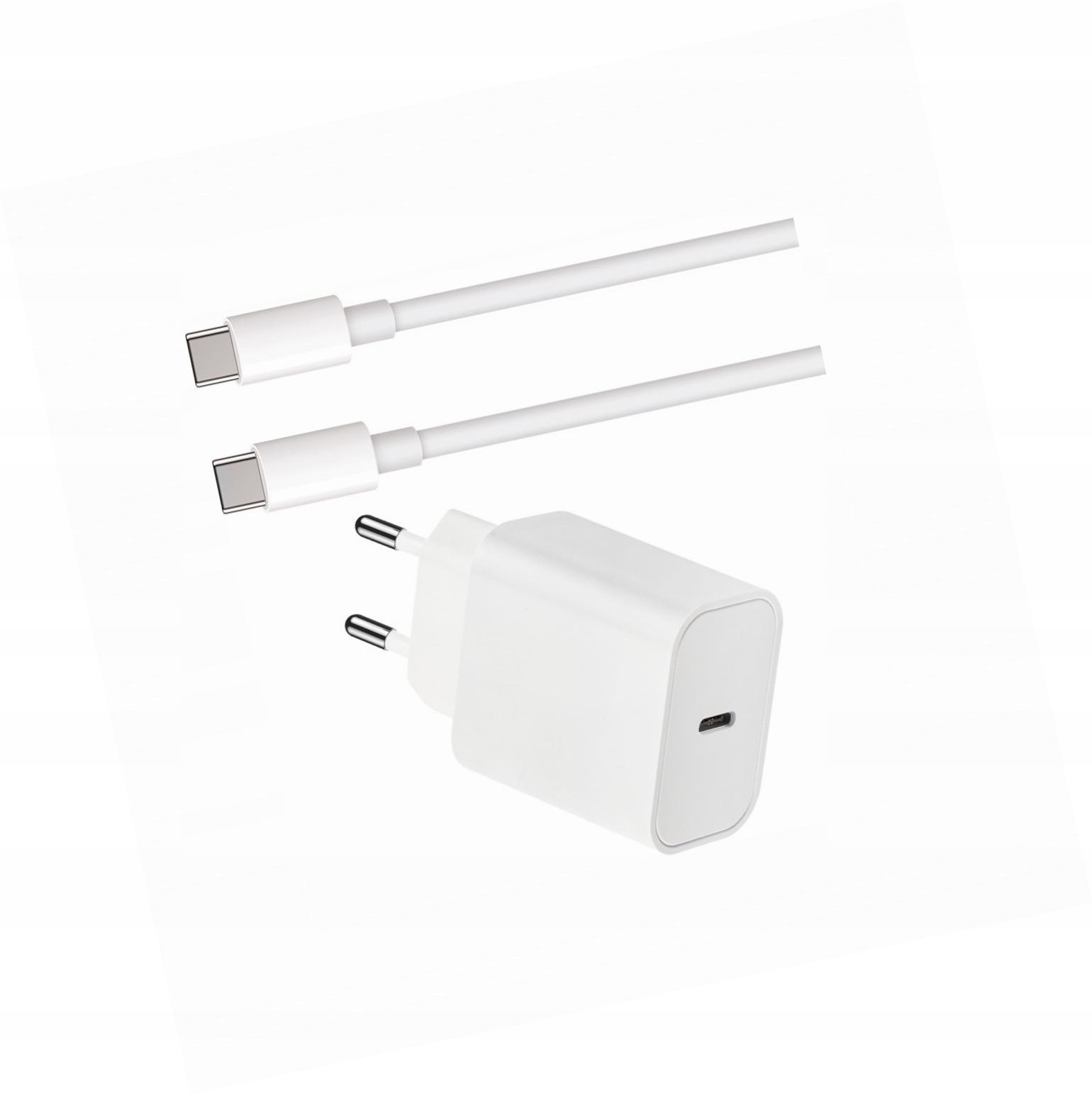 Ładowarka Usb-c 20W z długim kablem 2m do Samsung Galaxy S20 Fe 5G