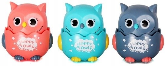 

Jeżdżąca Sówka Happy Owl 8cm