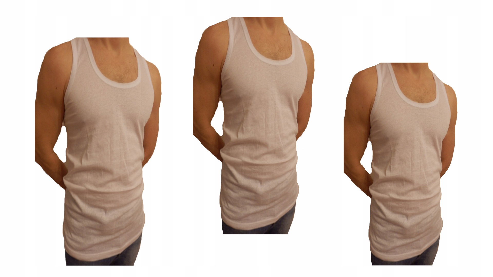 

Podkoszulka męska biała gładka XXL pakiet 3szt