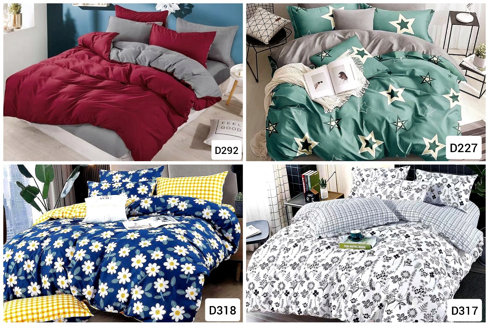 KOMPLET POŚCIELI DWUSTRONNEJ 160x200 WZORY Wymiary kołdry 160x200cm