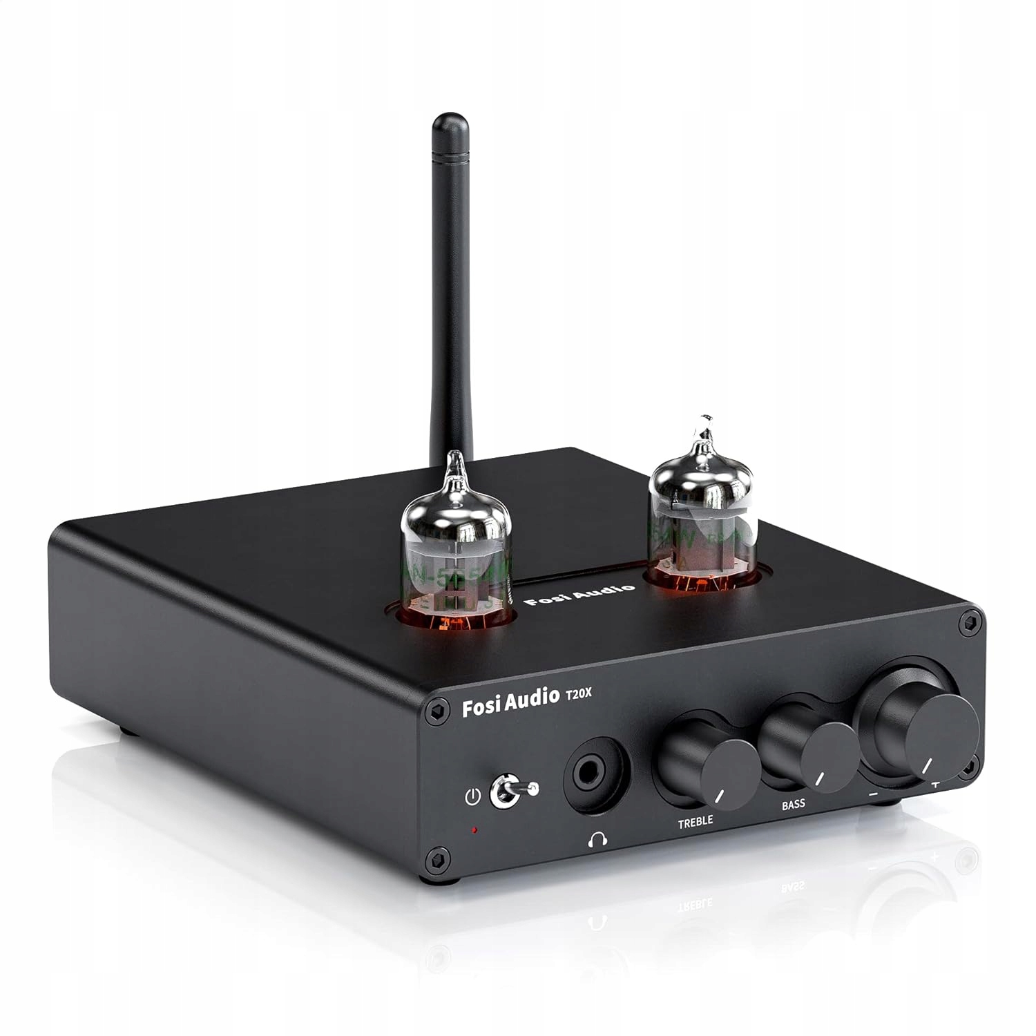 Fosi Audio T20X stereo zesilovač 200 W Bluetooth 5.0 lampový mini Hi-Fi