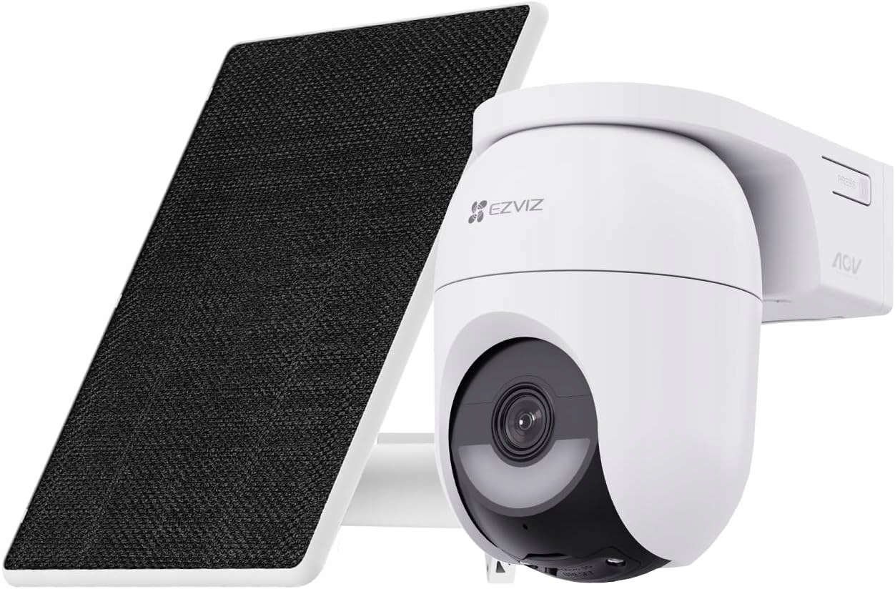 Vonkajšia Bezdrôtová Kamera 4MP 360° Pre Solárne Monitorovanie