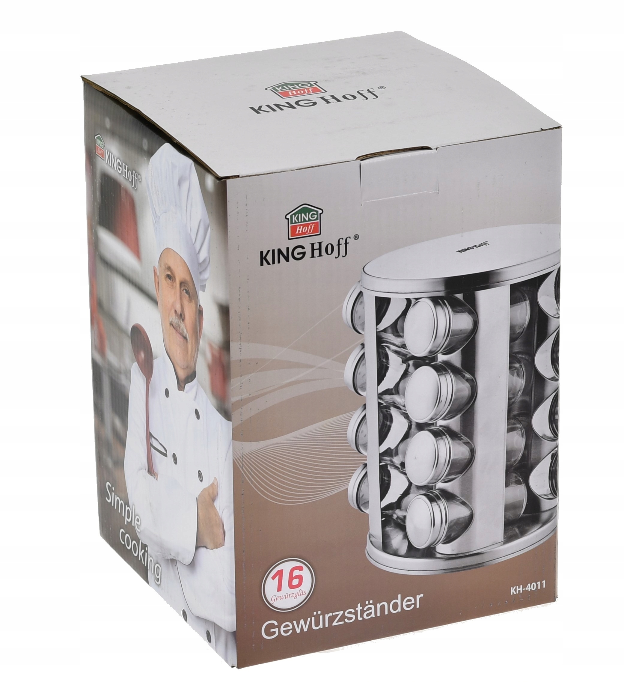 Przyprawnik Obrotowy Stojak do przypraw 16 słoików Stan opakowania oryginalne