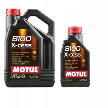 Olej Silnikowy Motul 8100 X-cess 5W-40 5+1L (6L)