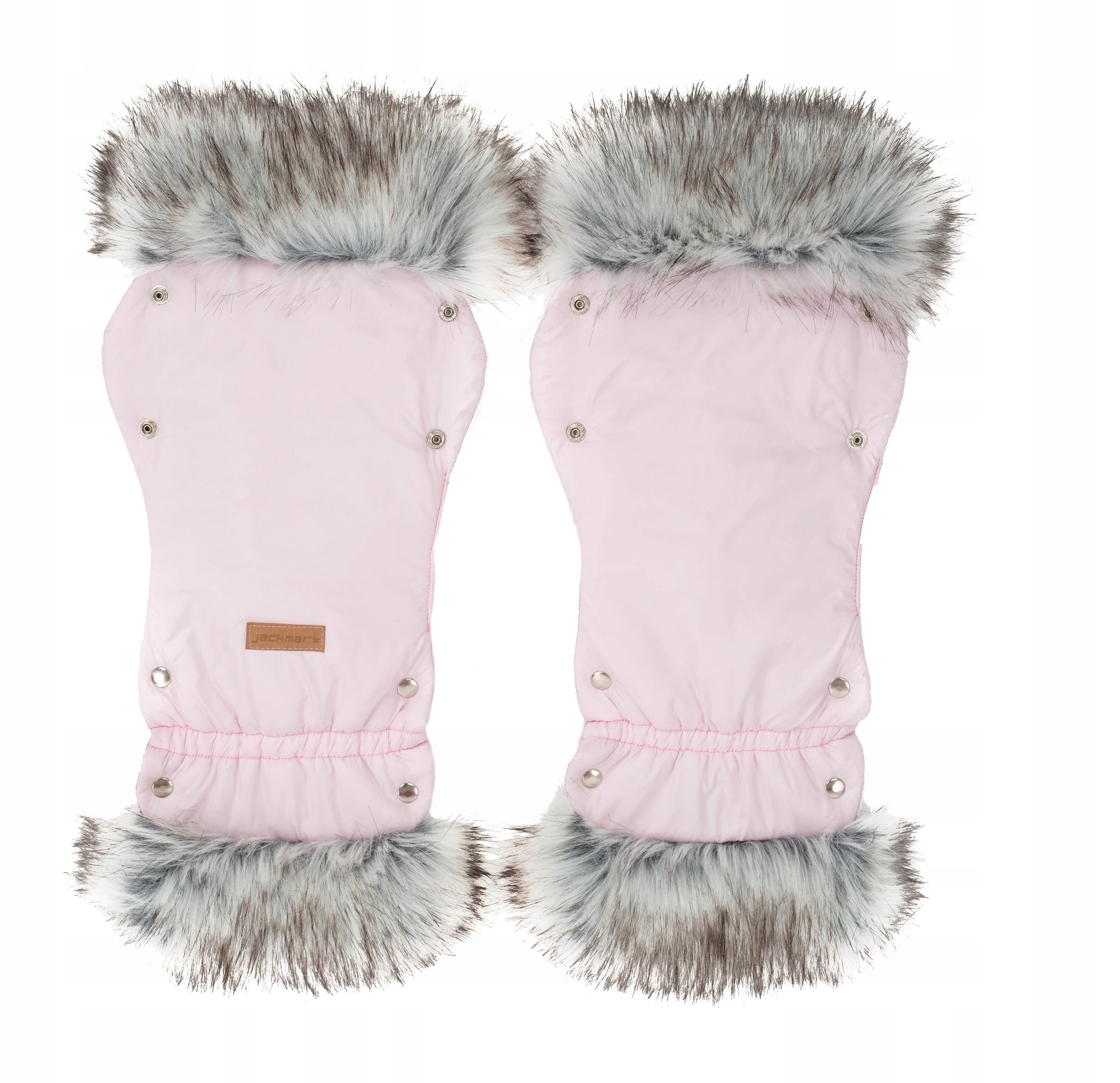 RĘKAWICZKI Z FUTERKIEM DO WÓZKA SANEK JACKMAR Kolor producenta RÓŻOWE