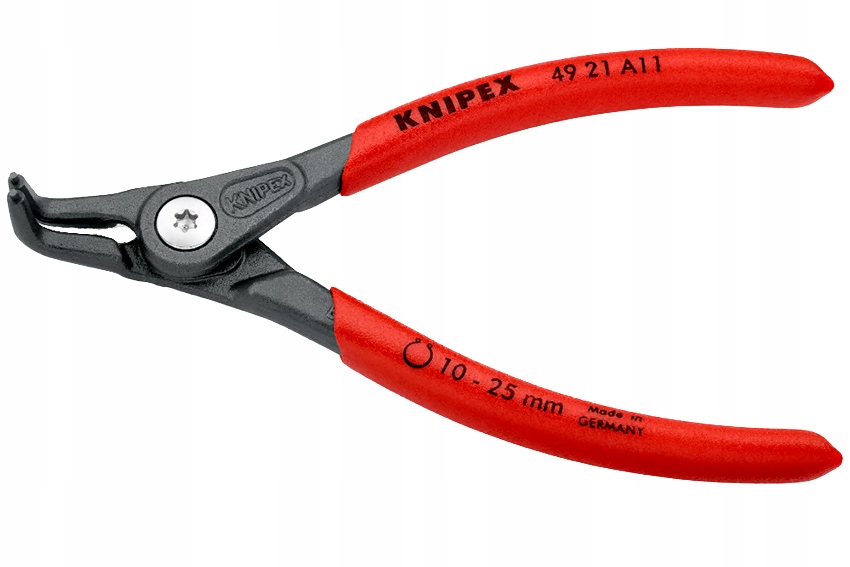 Szczypce segera zewnętrzne odgięte Knipex 10-25mm 130mm precyzyjne 1,3mm