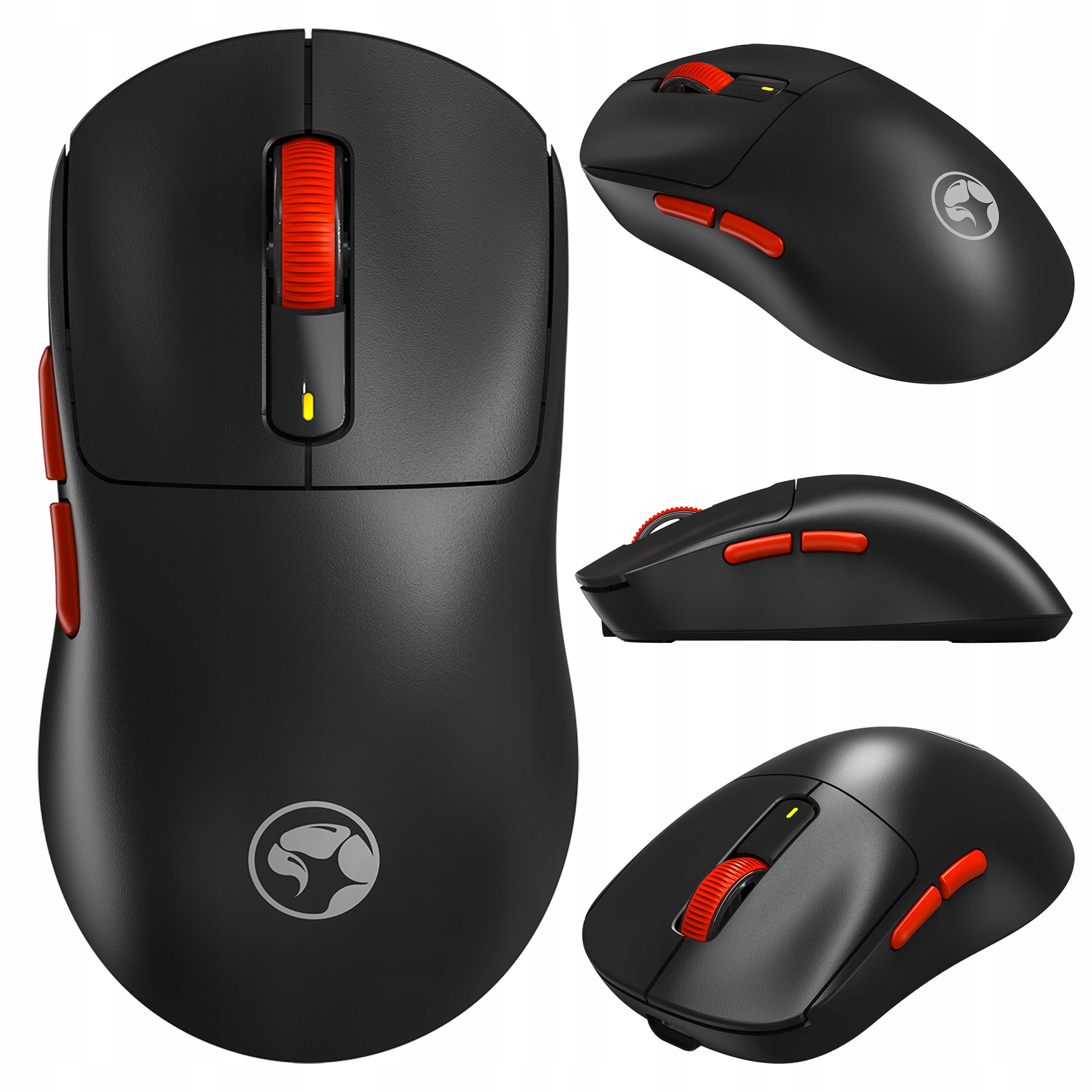 Mysz gamingowa Marvo Niro 60 czarna dla graczy bezprzewodowa bluetooth