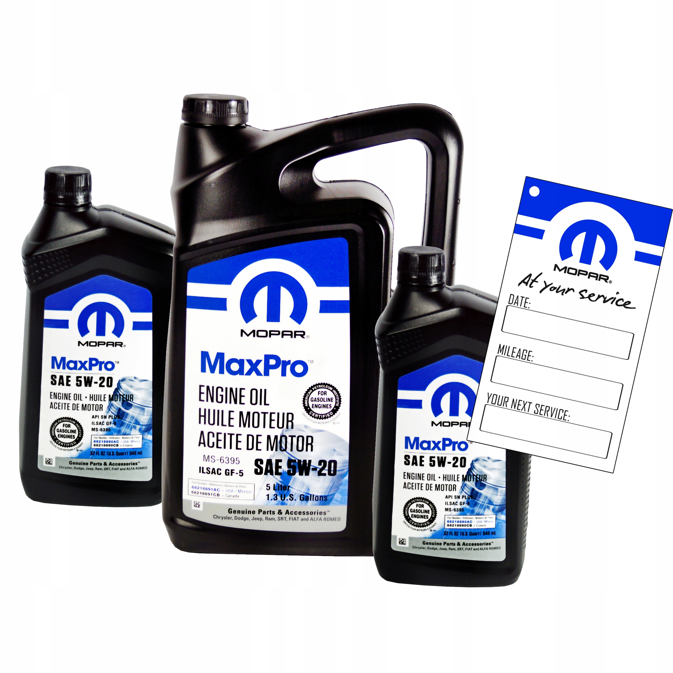 Olej Mopar 5W20 7L Dodge Chrysler Jeep