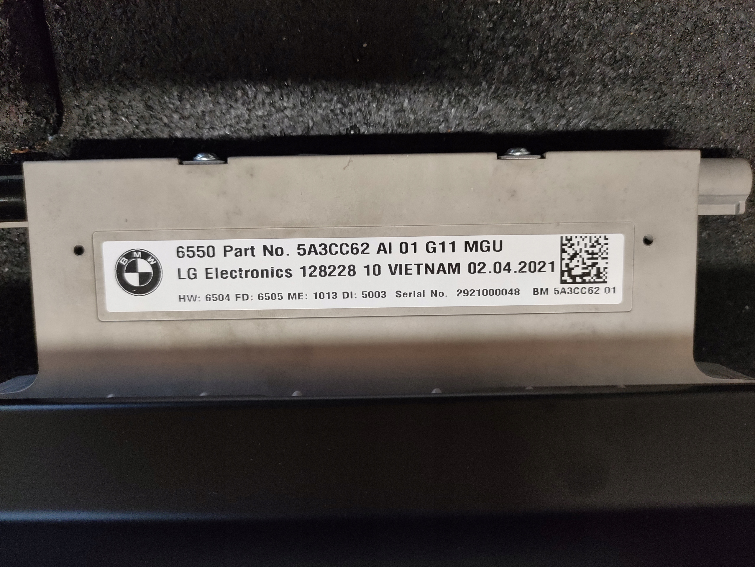 монитор BMW 7 G11 G12