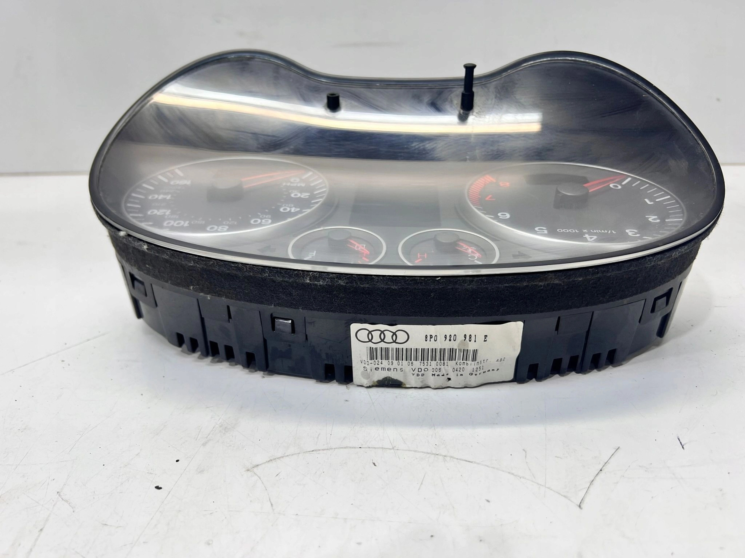 dials dials display AUDI A3 8P 2.0 TFSI 8P0920981E