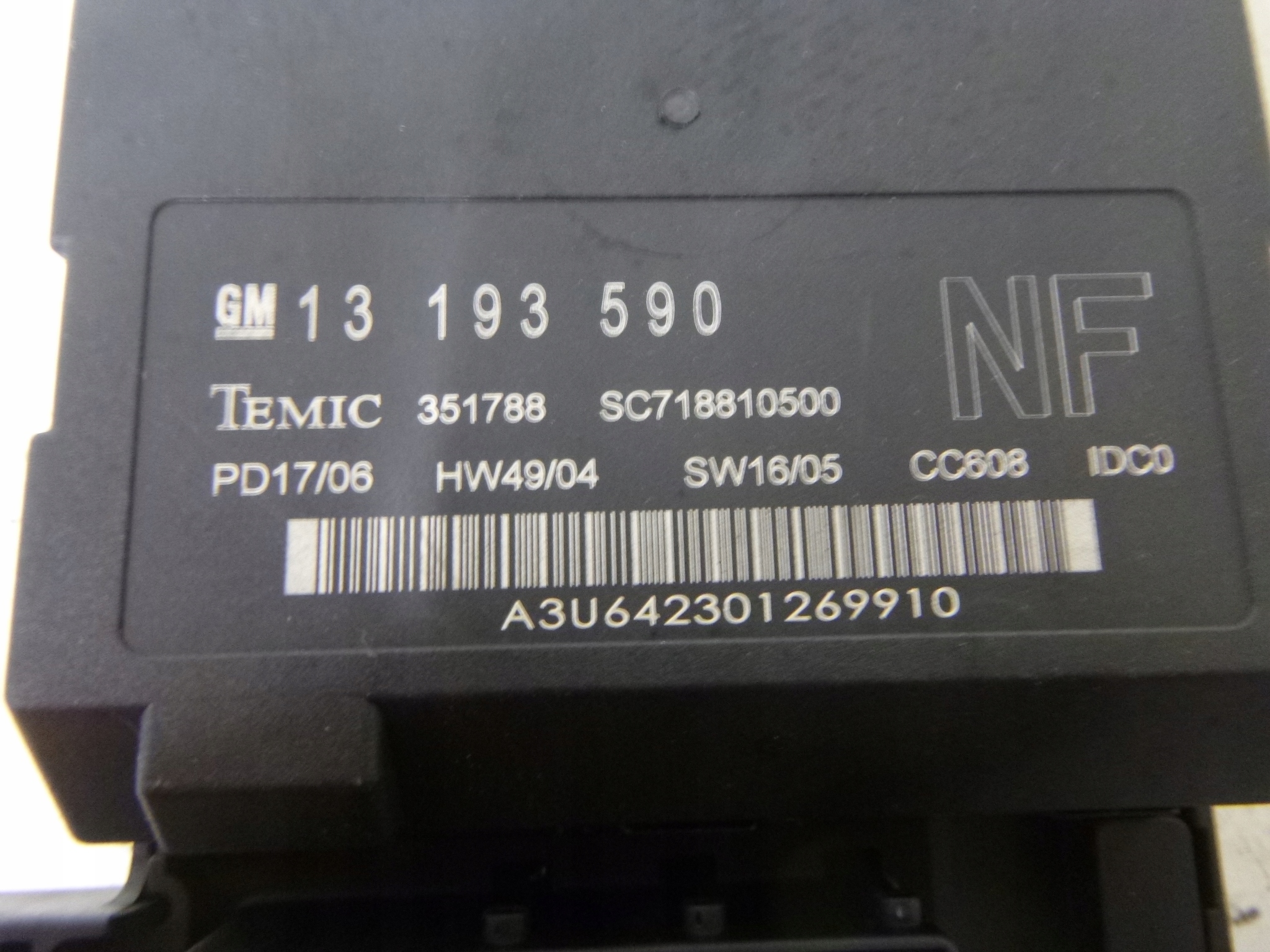 MONTAGGIO STARTOWY COMPUTER OPEL SIGNUM 2.2
