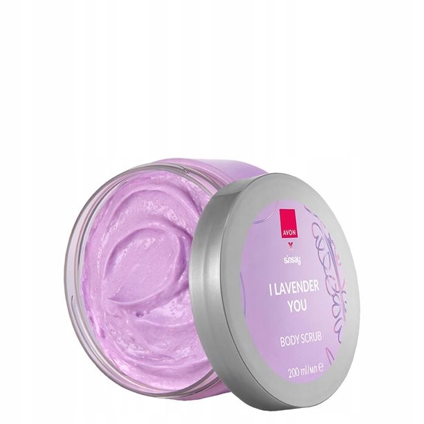 AVON Sinsay Lawendowy scrub peeling do ciała 200ml