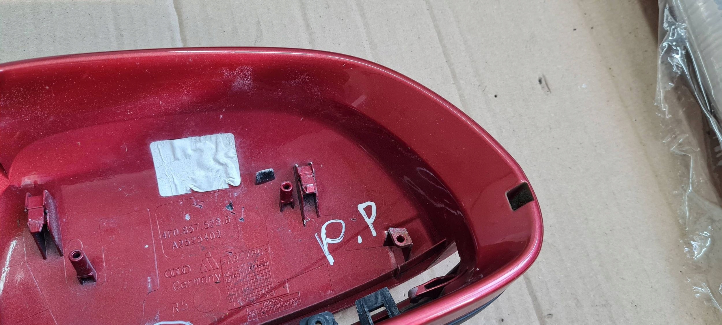 A6 C6 LIFT cover cap mirrors right LZ3F 4F0857528B