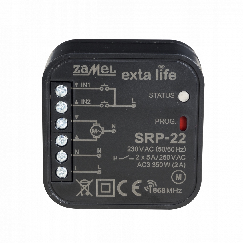 

Sterownik Radiowy Rolet Dopusz. SRP-22 Exta life
