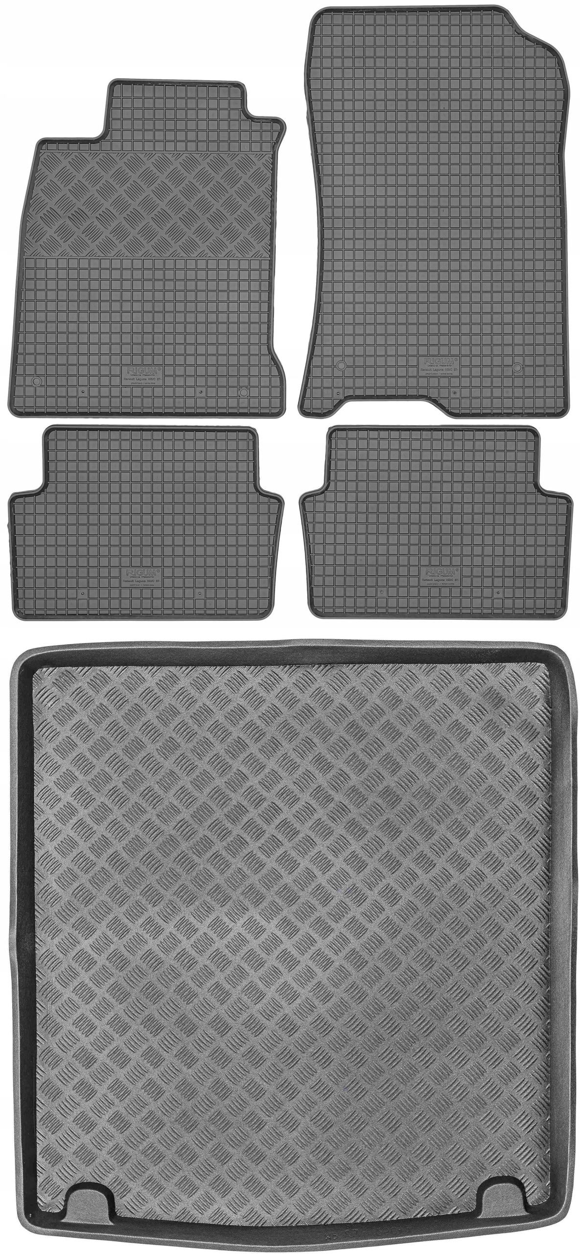Renault Laguna III Kombi 2008-2015 Set Gumové rohože rohož