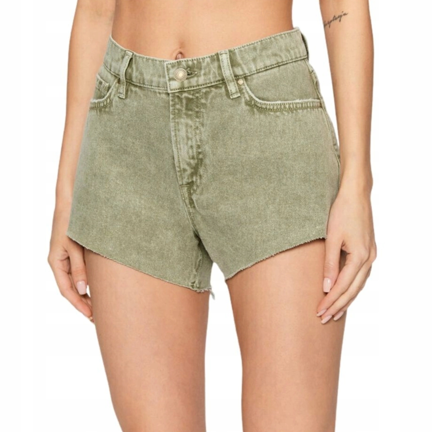 Dámské džínové Kraťasy Guess zelené vel. W28