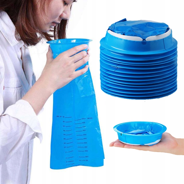 

10 x Worek Na Wymiociny Torba Na Wymioty 1000 ML