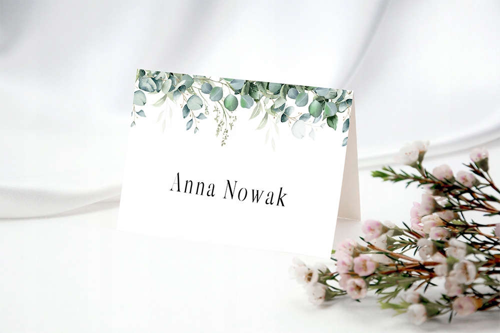 Winietki ślubne Złote Tłoczenie 5 cm x 9cm 10 szt. Marka inny