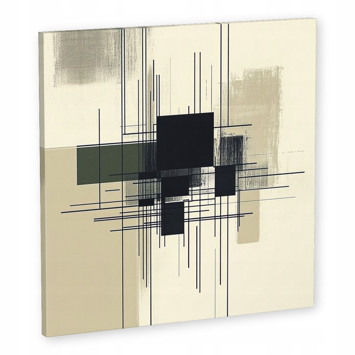Obraz Na Plátně Canvas Abstrakce Bauhaus Mid-century Modern Linka 50x50