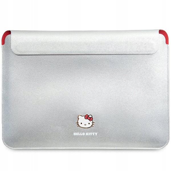 Pouzdro Na Notebook 14 Palců Hello Kitty HKCS14PGHDLMS Pu Metal Logo