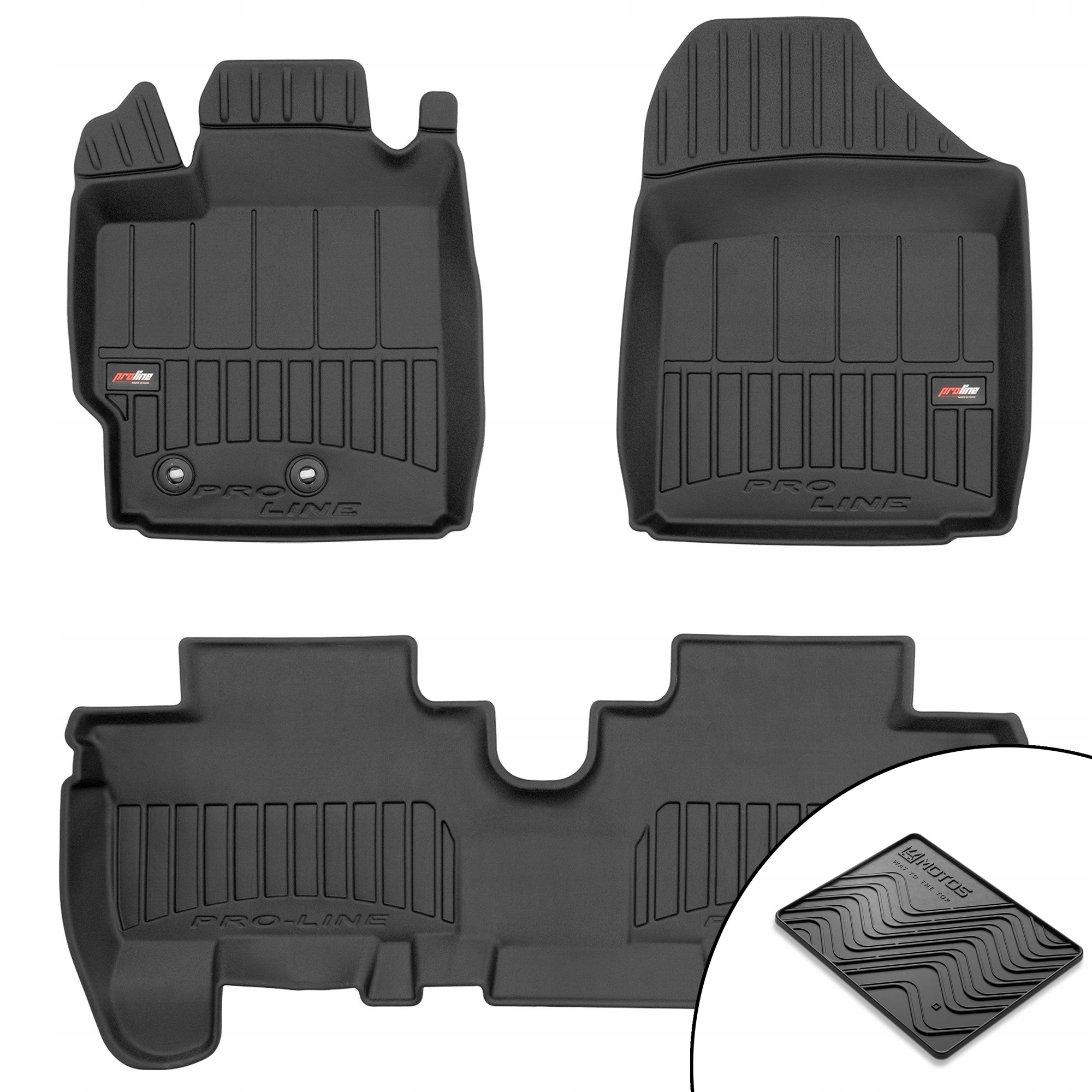3D gumové koberce Toyota Urban Cruiser 2008-2014 rohož bonus