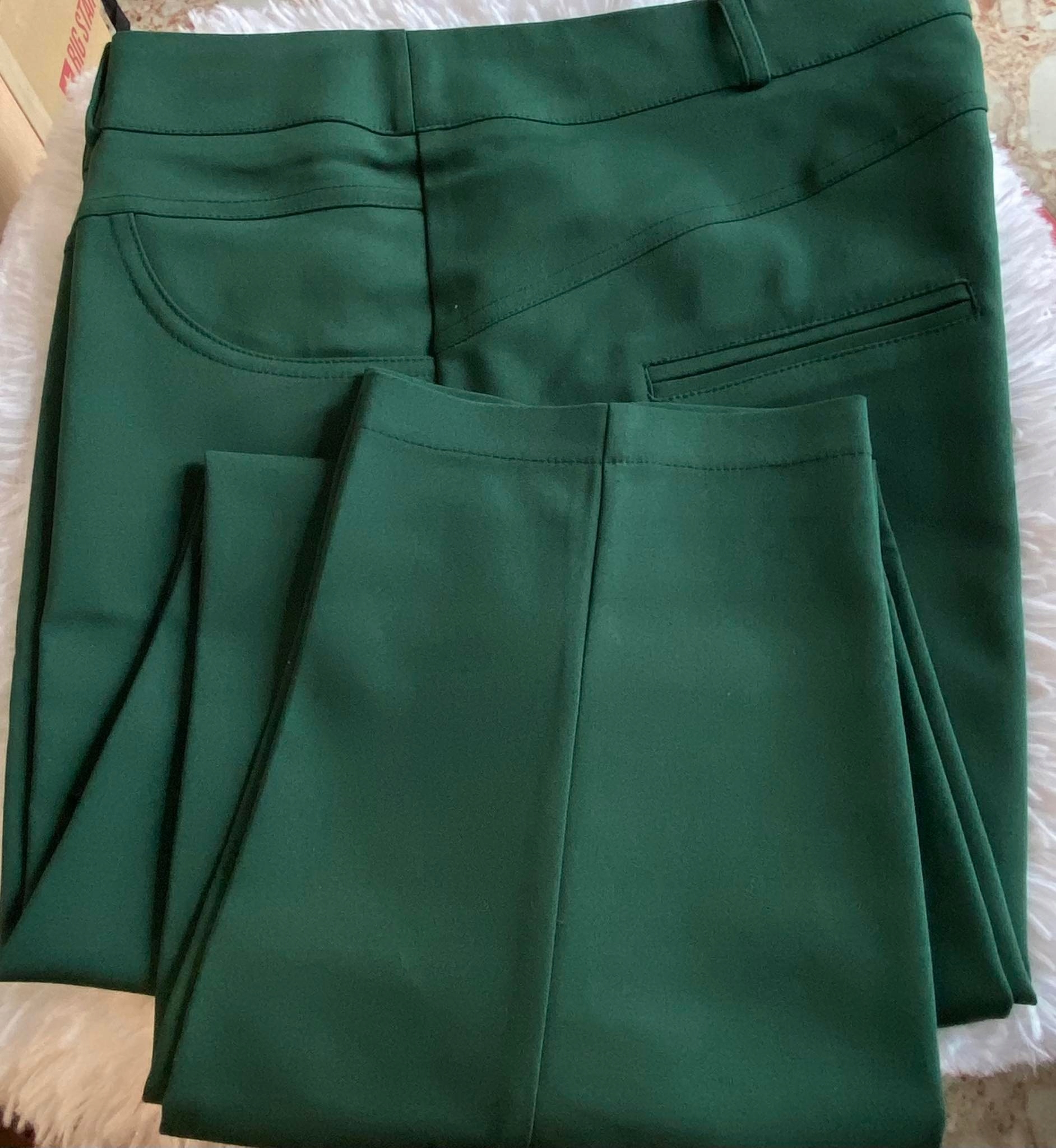 Spodnie Cygaretki DAM-MIEL Butelkowa Zieleń roz.46