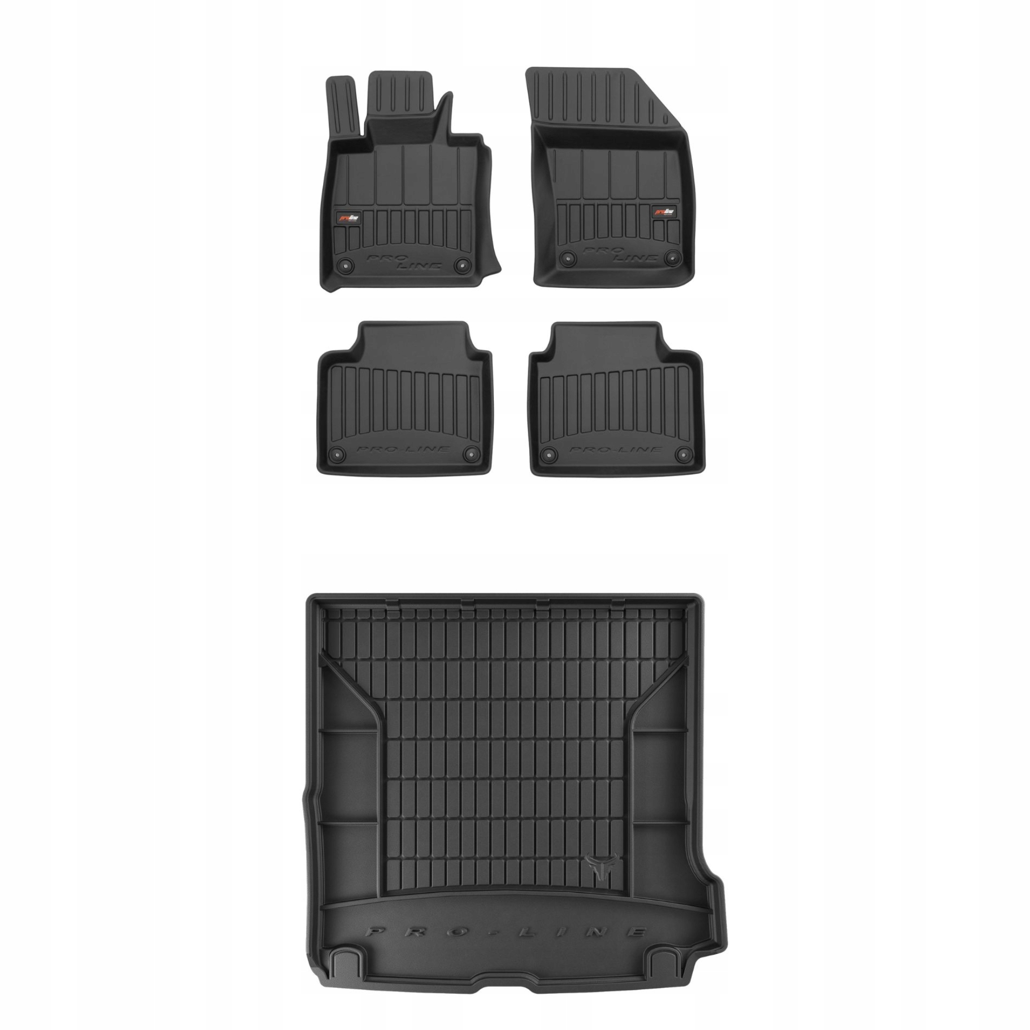 Sada gumových kobercov a rohoží pre Volvo V90 od roku 2016