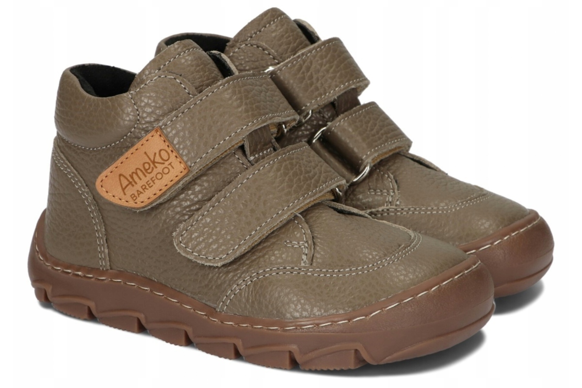 Barefoot Buty Ameko Dziecięce skórzane na jesień Półbuty do Przedszkola 27
