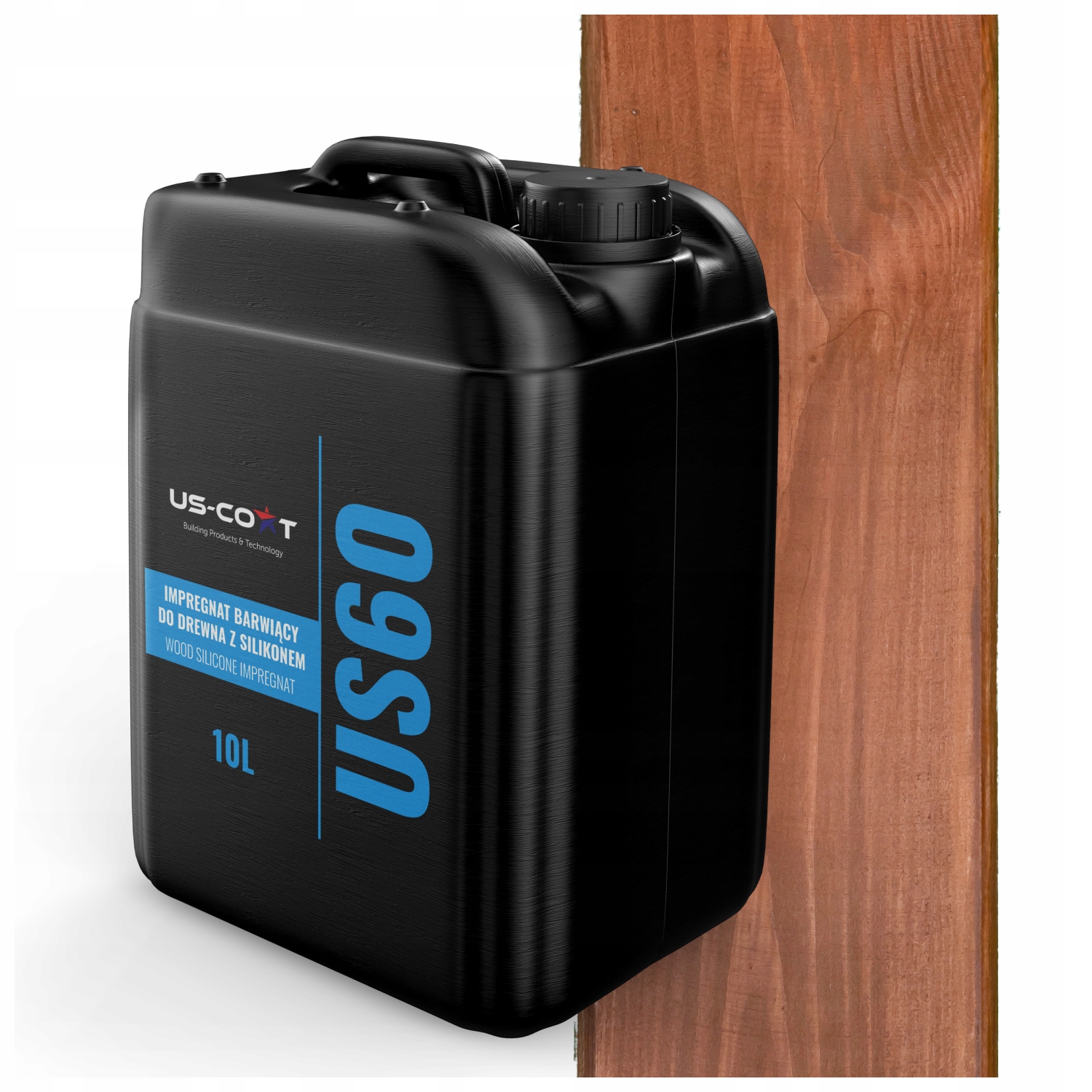 Barvící Impregnat Na Dřevo Se Silikonem 2v1 Altán Barva Ořech Světlý 10L