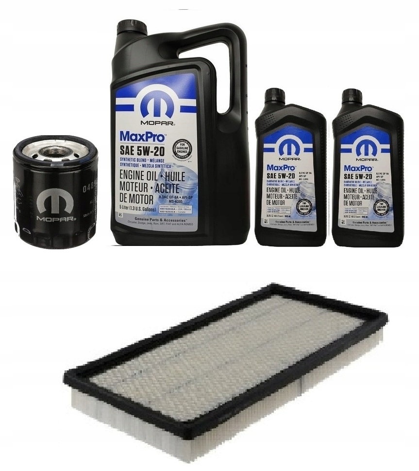 MOPAR 5W20 7L + FILTRY RAM 1500 5,7 2014-2018