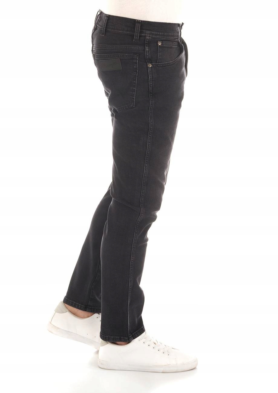 WRANGLER TEXAS SLIM CASH BLACK W12SHT240 33/30 Płeć mężczyzna