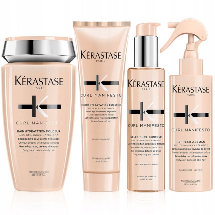 Kérastase Curl Manifesto Zestaw Nawilżający Włosy Kręcone i Falowane
