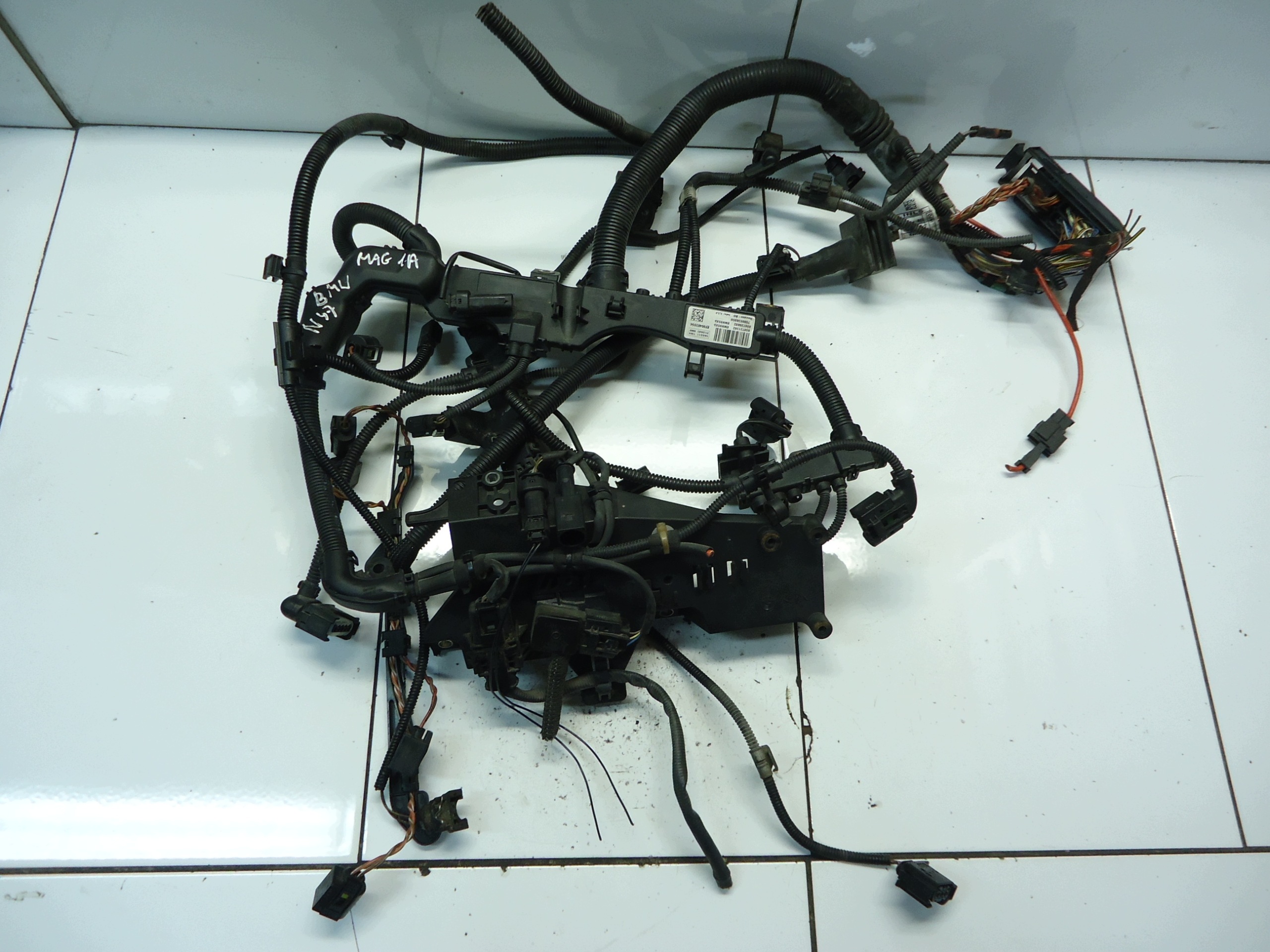 BMW 3 E90 2.0D N47D20 bundle motor wiring 8507213