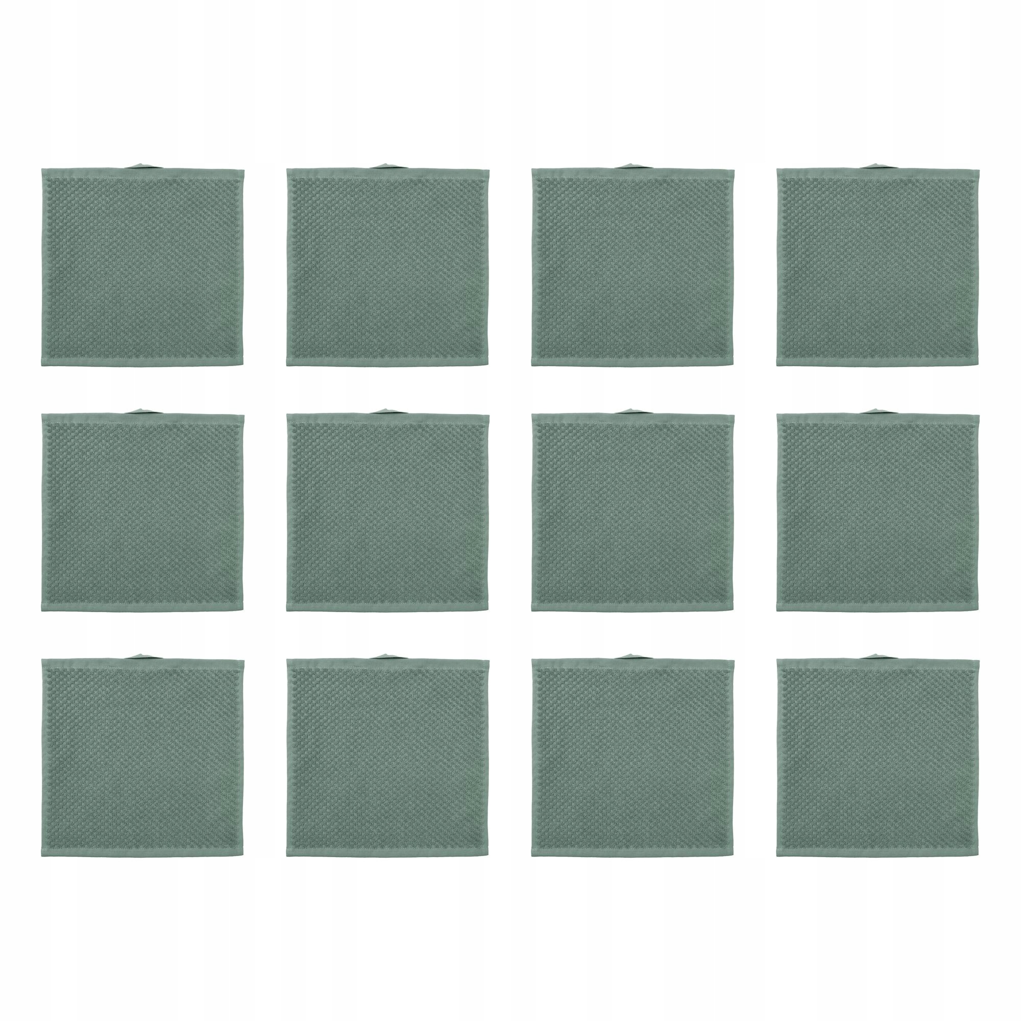 12 ks Froté ručník Tyrkysový 30x30 cm 100% Bavlna