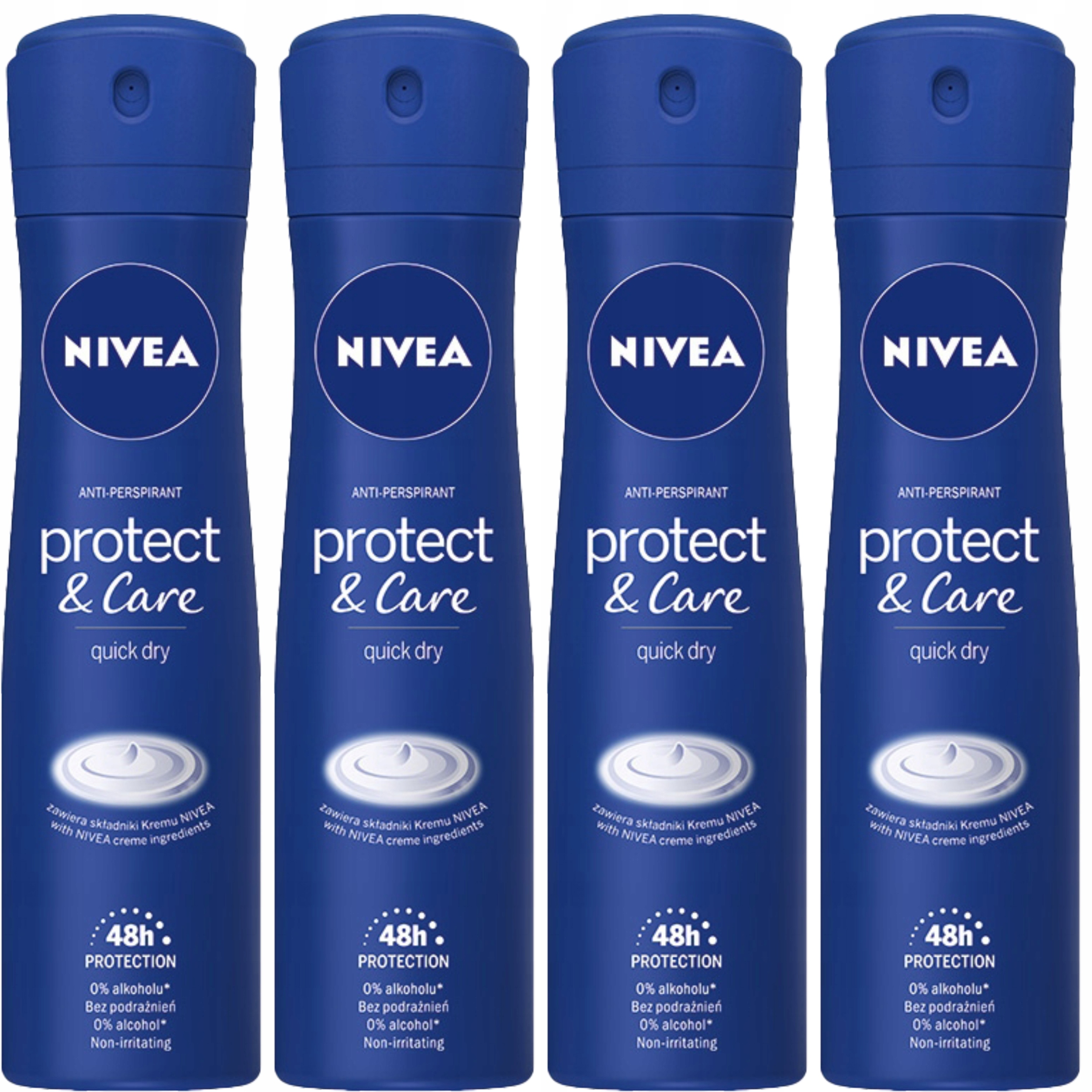 

Nivea Antyperspirant Protect & Care 4*150 ml