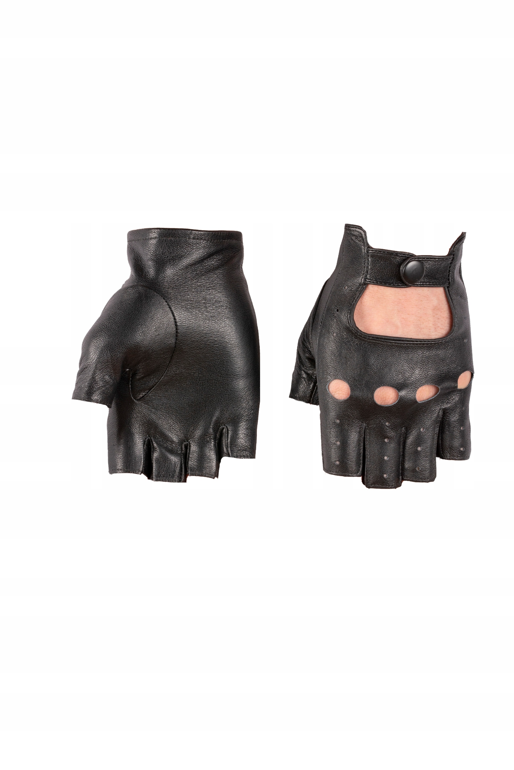 RĘKAWICZKI-MĘSKIE CAŁUSKI BEZ PALCÓW ROZMIAR L