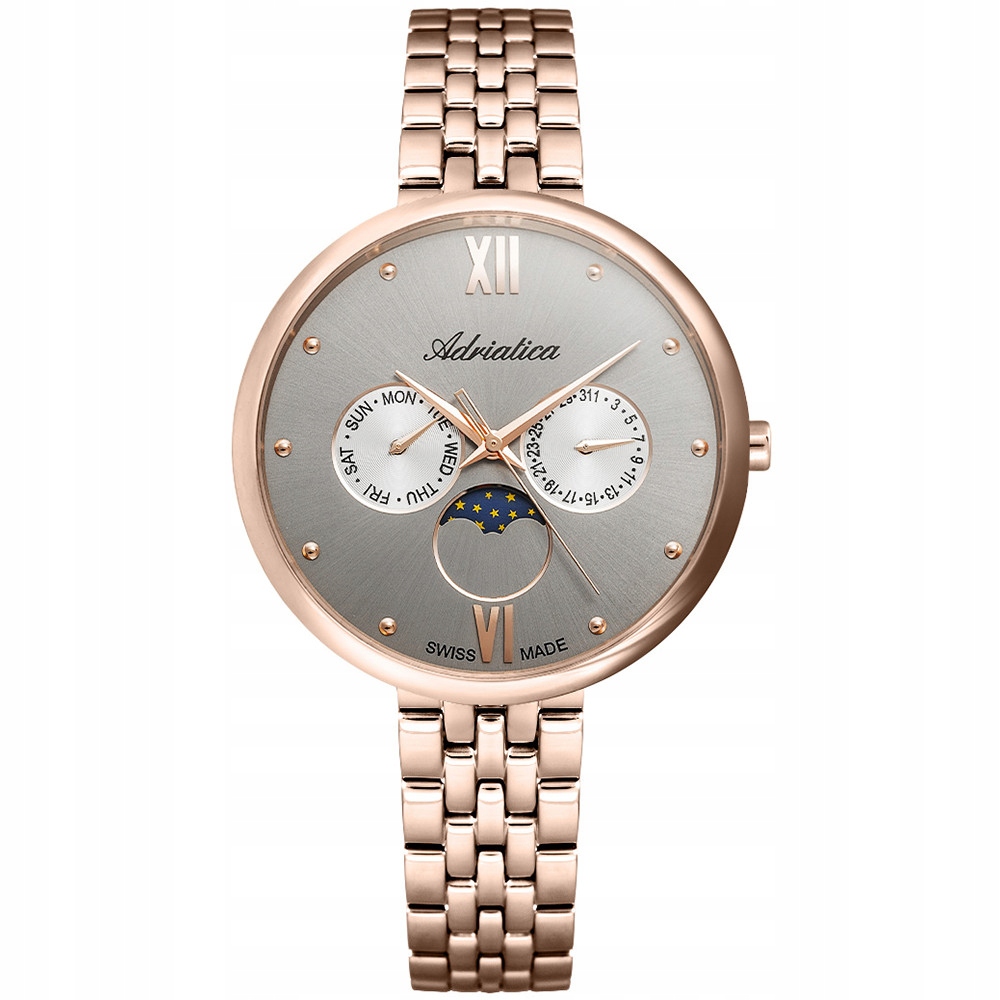 Dámské hodinky Adriatica A3733.R187QF růžové zlato
