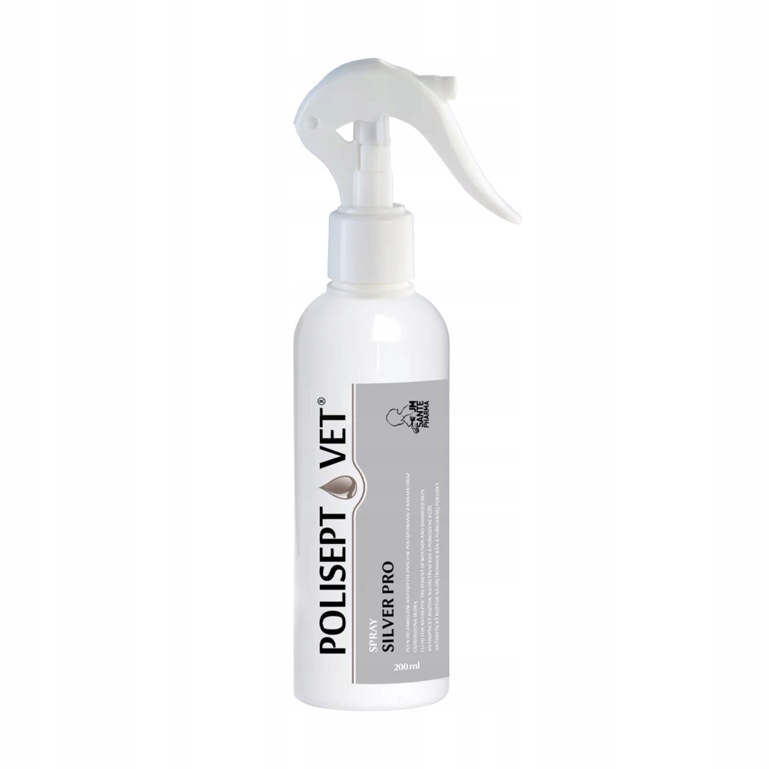 Polisept Vet Spray Silver Pro sprej na rány pro psa a kočku 200 ml