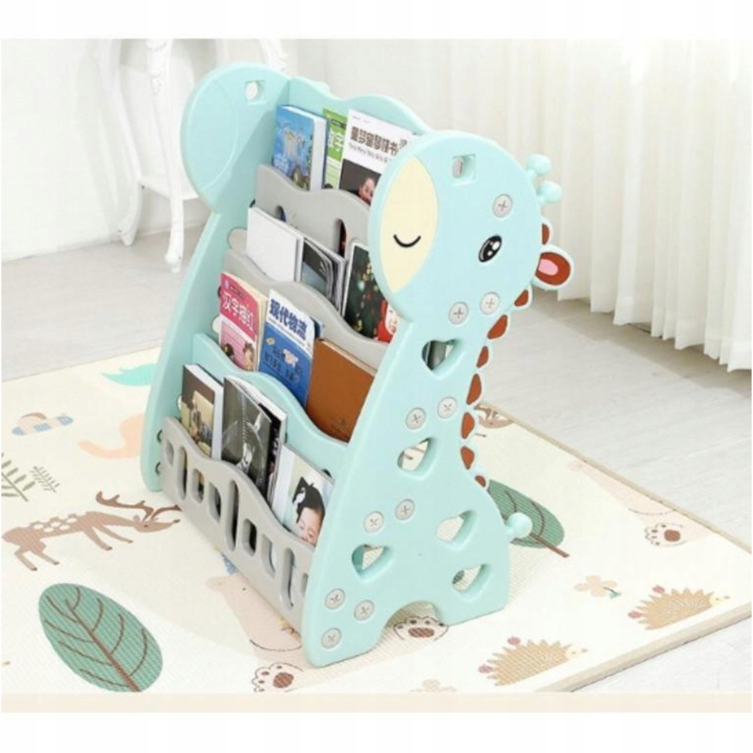 REGAŁ MONTESSORI NA KSIĄŻKI PÓŁKA SZAFKA ORGANIZER POKÓJ DZIECIĘCY Z33Z Liczba szuflad 0