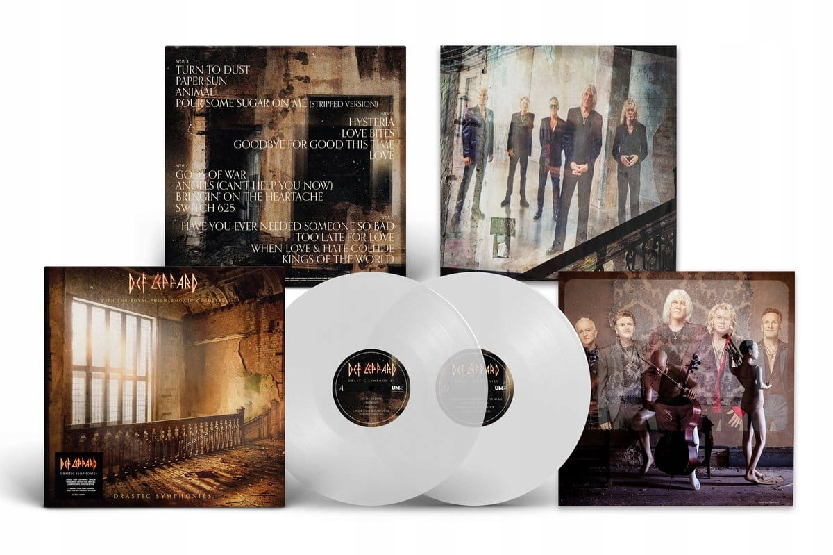 Def Leppard Drastic Symphonies (clear 2LP)
