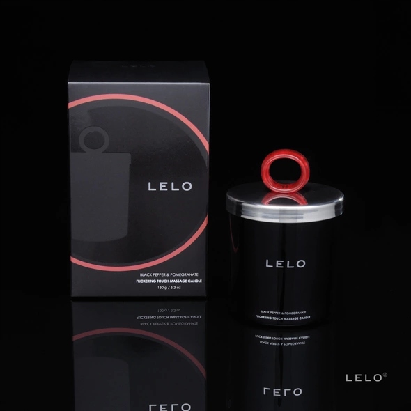 Lelo Massage Candle Black Pepper & Pomegranate 150 g – masážní svíčka